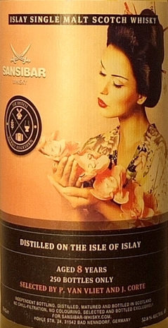 Islay Malt 8y - Sansibar Whisky for Dutch Whisky Association (Geisha Label)