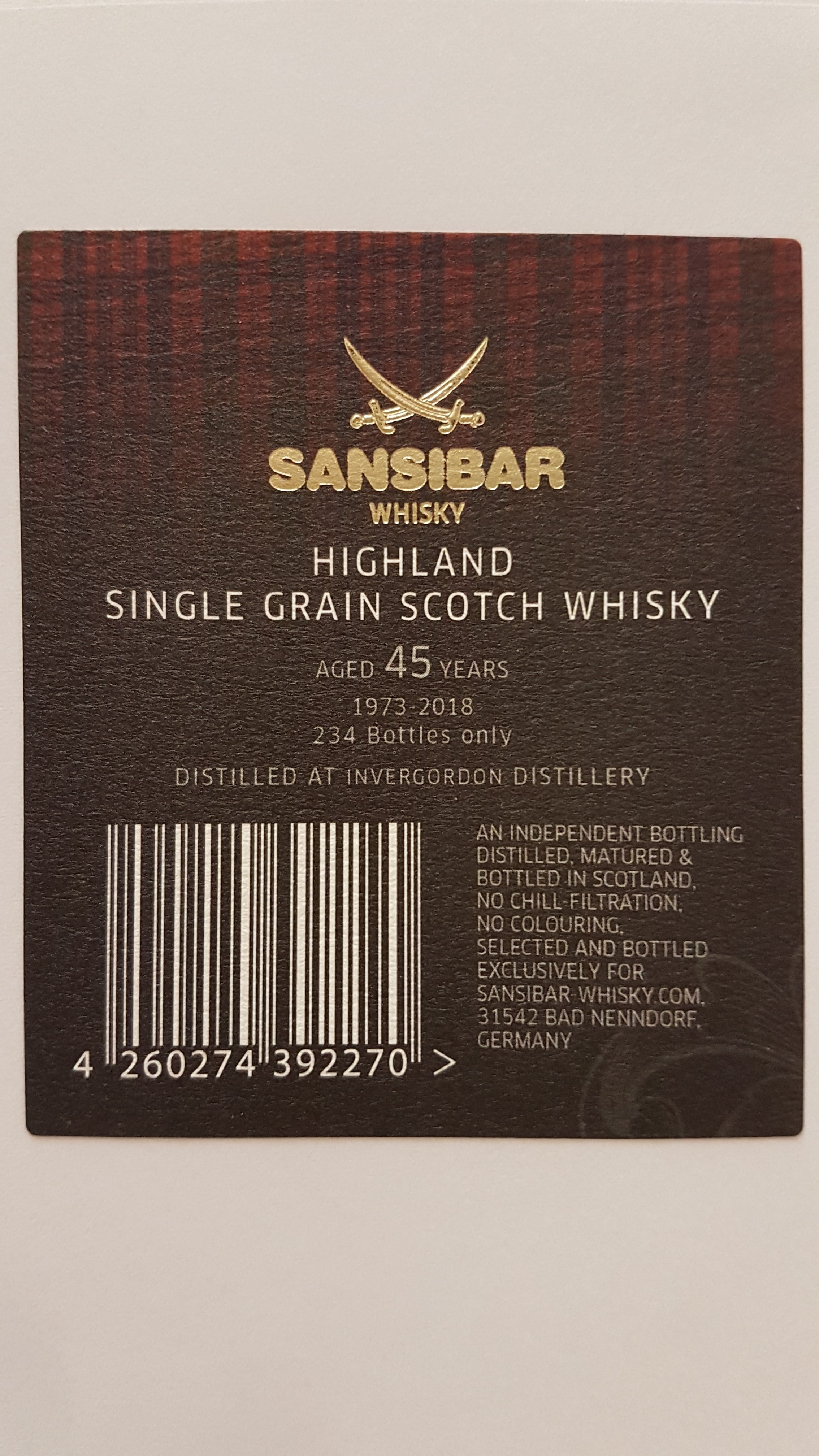 Invergordon 45y - The Clans