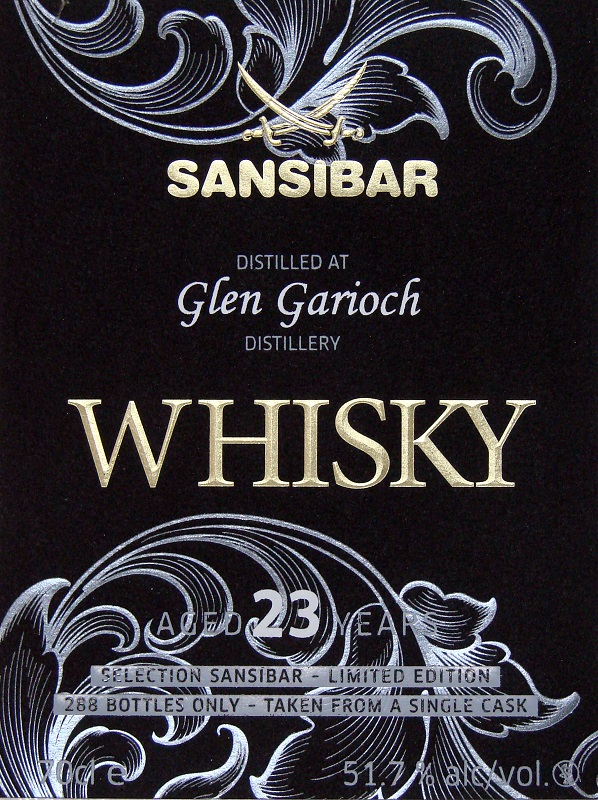 Glen Garioch 23y - Sansibar Classic Label
