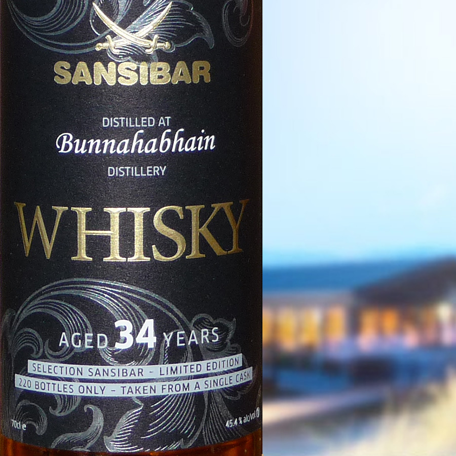 Bunnahabhain 34y - Sansibar Classic Label