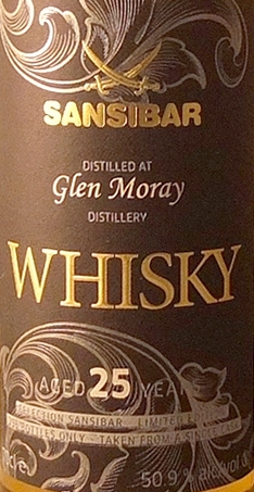 Glen Moray 25y - Sansibar Classic Label