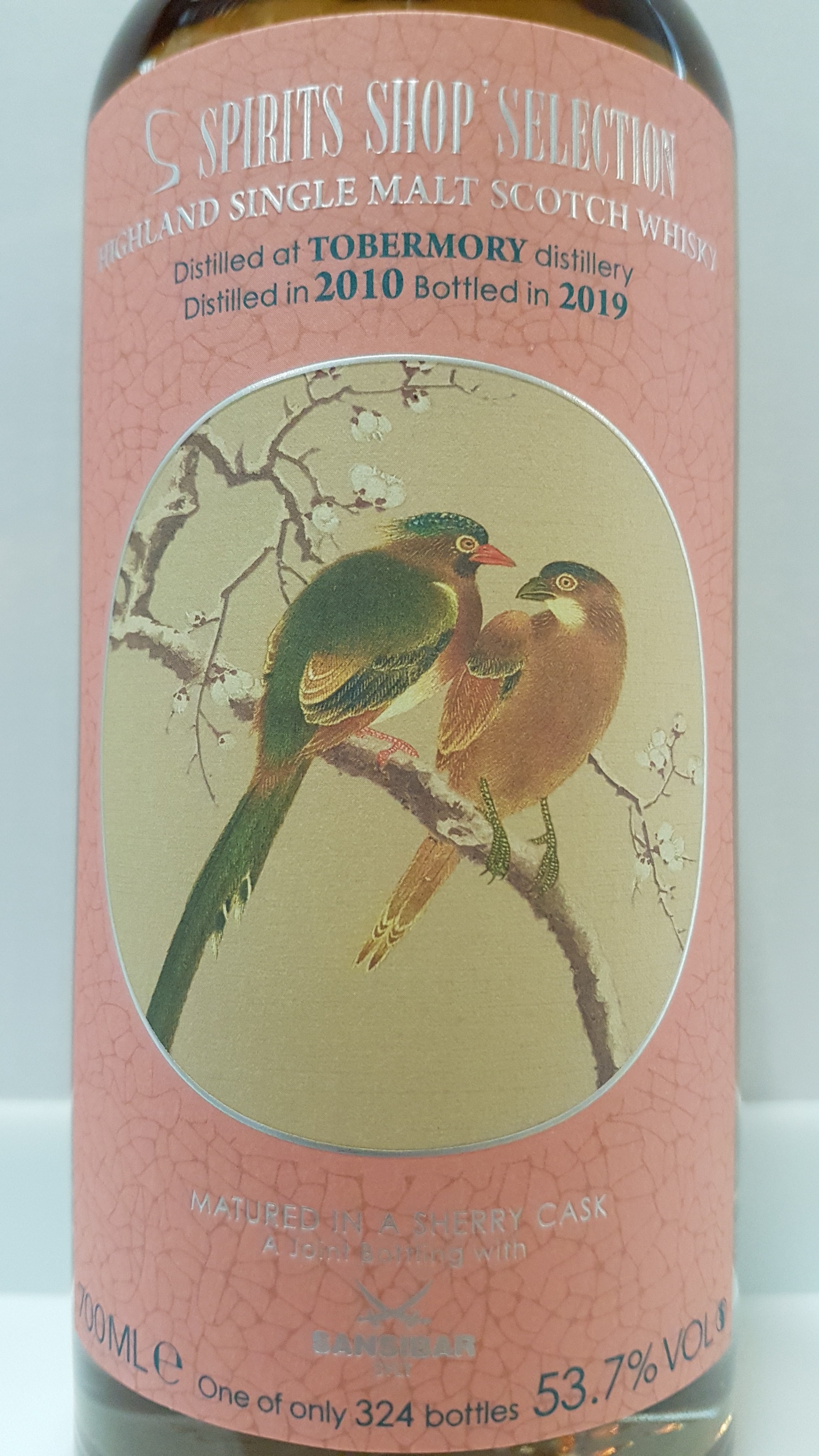Tobermory 8y - Chinese Birds Label