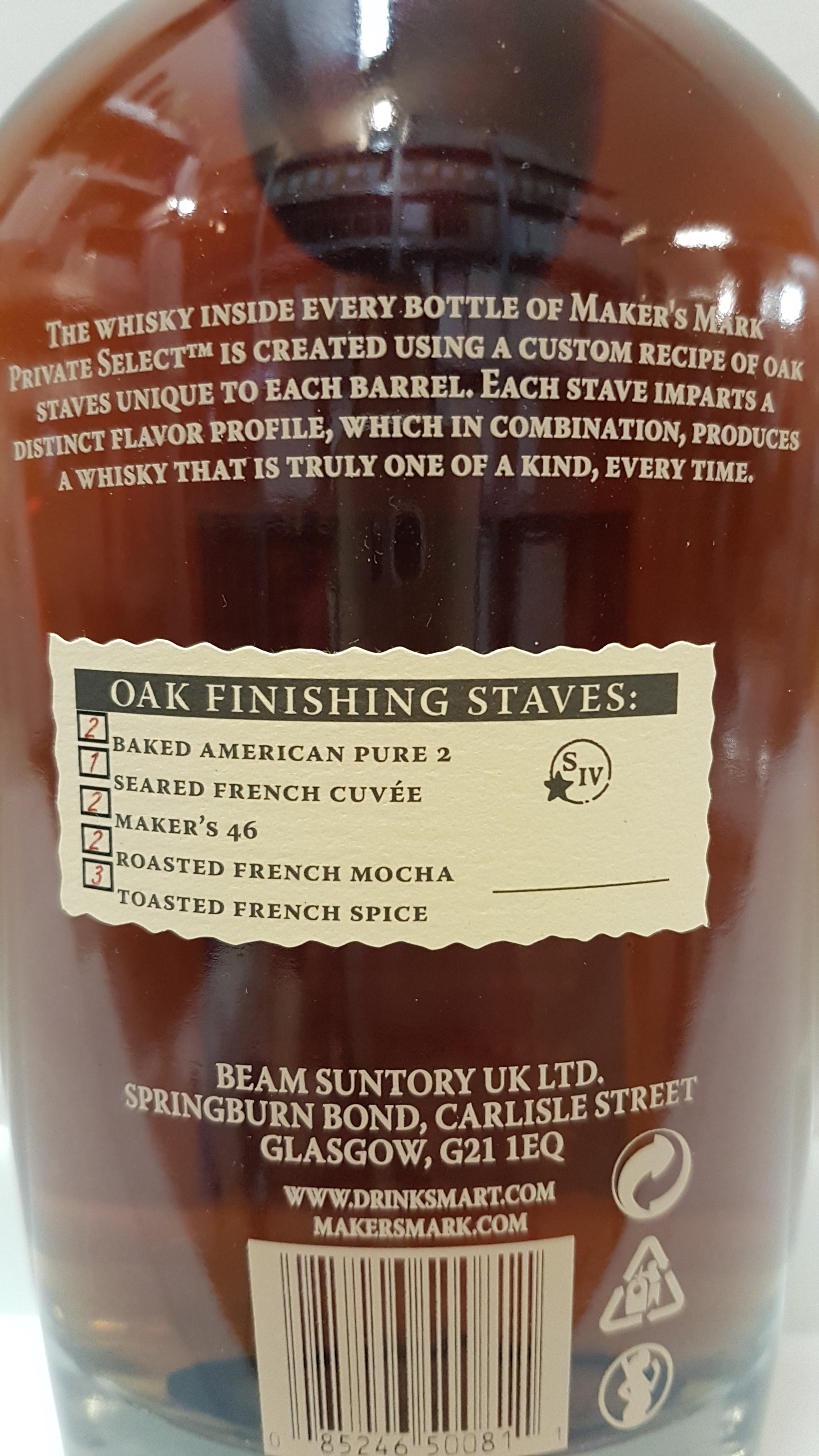 Maker's Mark Private Select NAS - Maker's Mark for Sansibar Whisky
