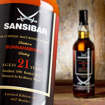 Bunnahabhain 21y - Sansibar First Label