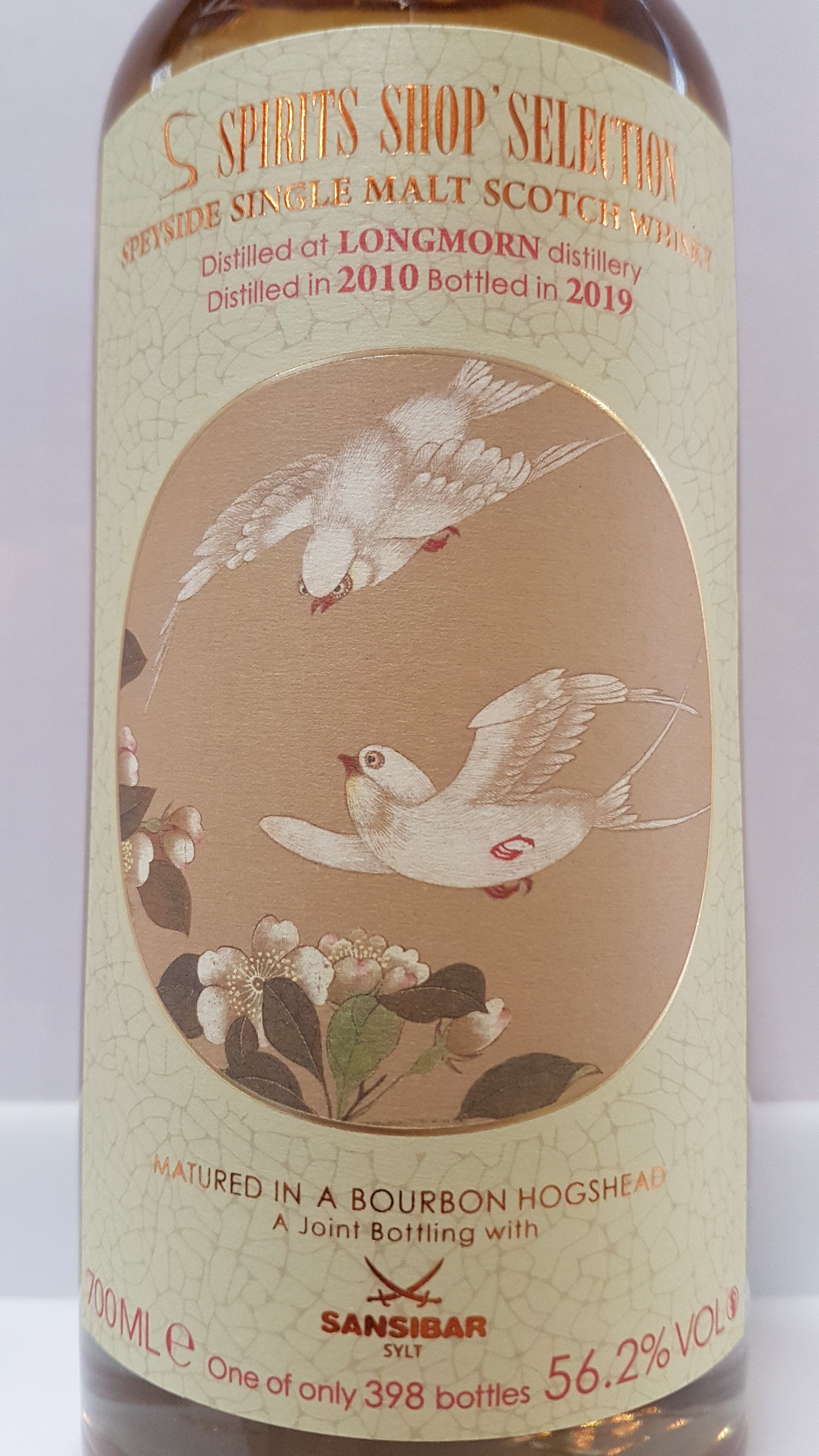 Longmorn 8y - Chinese Birds Label